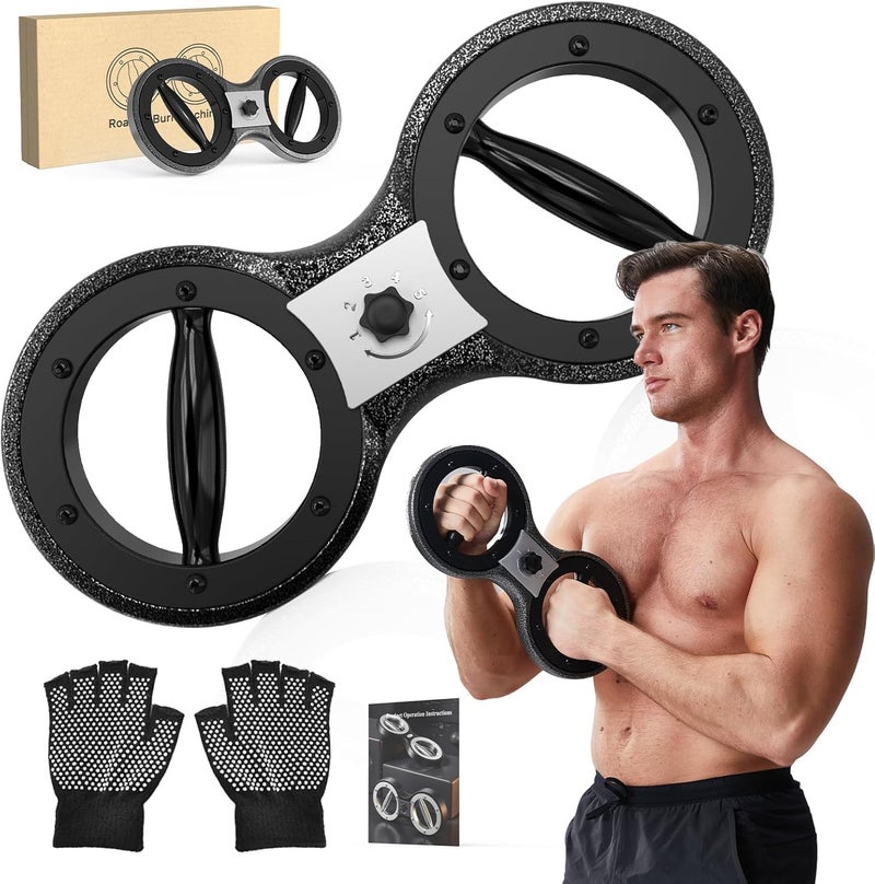 Hot Wave Burn Machine Arm Workout, Spinning Rotator Shoulder Burn Machine - 360 Degree Rotating Burn Machine Arm Workout Equipment Machine for Men&Women with Boxing Gloves Adjustable Resistance - Image 1